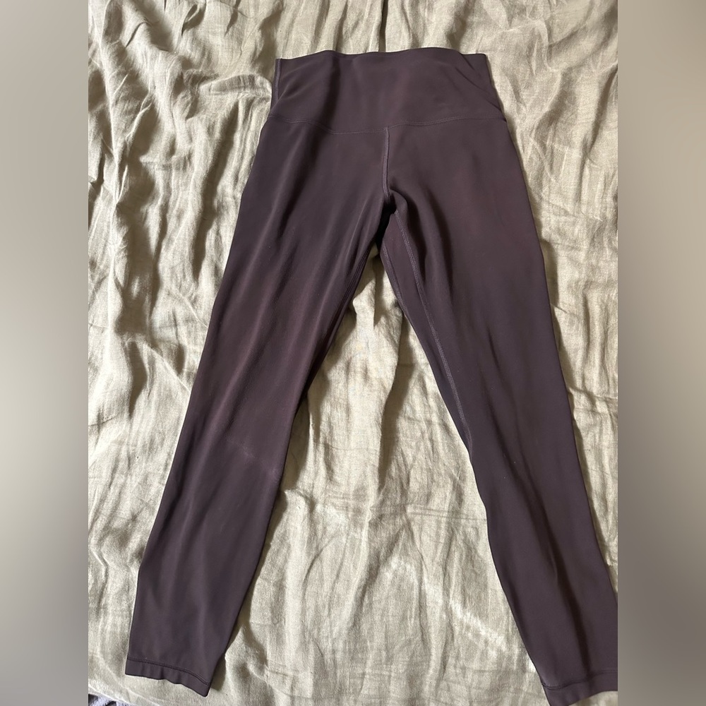French press align leggings 25 inch size 6
